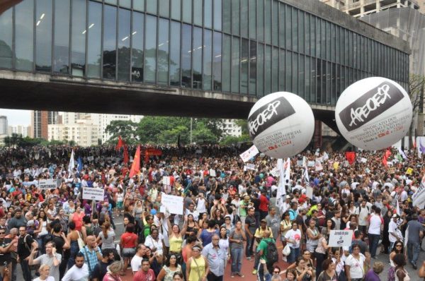 A expectativa da CNTE é que todos os profissionais da educação do país irão às ruas neste dia 28 (Foto Douglas Mansur/APEOESP) 