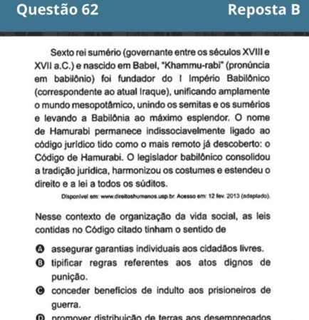 Apenas 2 Entre 12 Questões De História No Enem Foram Sobre História Do ...